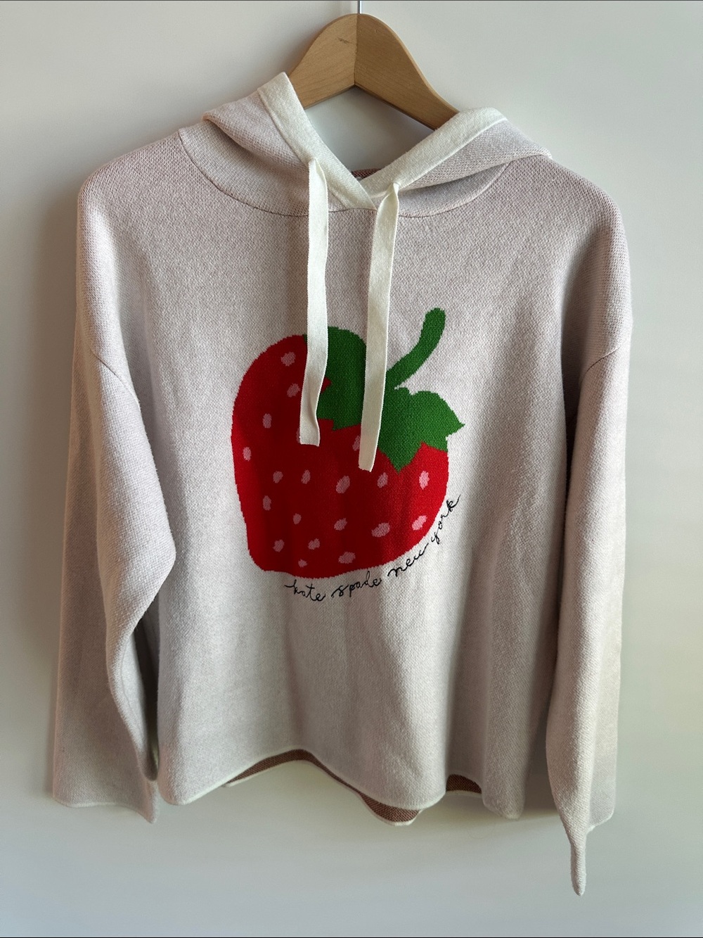 Kate Spade x Target Strawberry Knit Jacquard Hoodie